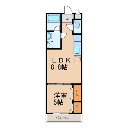 ラフィーネ石本の物件間取画像